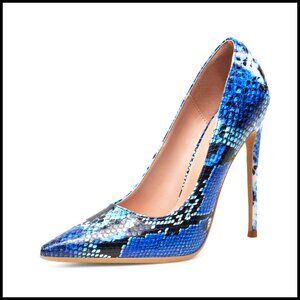 Pointed Toe Stiletto Heels 4.7 Inch High Heel Pumps Party Shoes